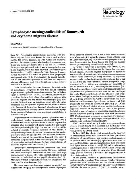 Lymphocytic meningoradiculitis 